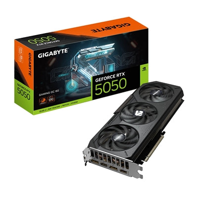 Gigabyte RTX 5050 GAMING OC 8GB GDDR6 Graphics Card - Triple Fan Gigabyte RTX 5050 GAMING OC 8GB GDDR6 Graphics Card - Triple Fan
